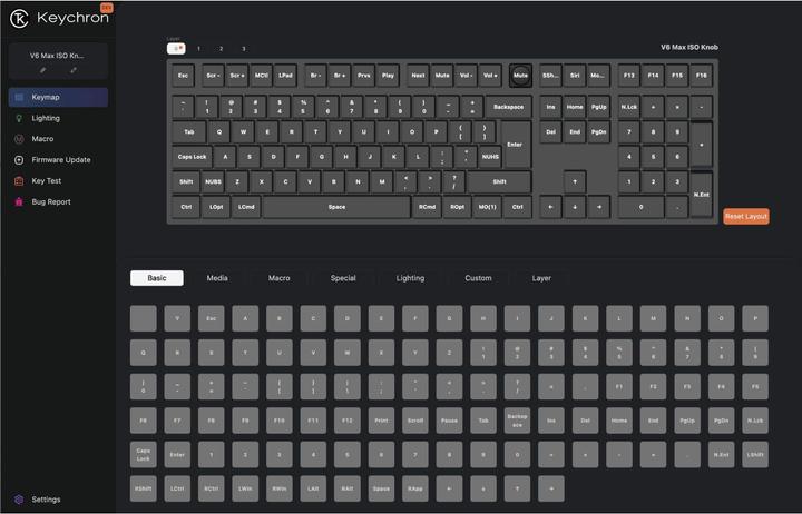 Image du produit Keychron V6 Max (CH, Sans fil, Filaire)