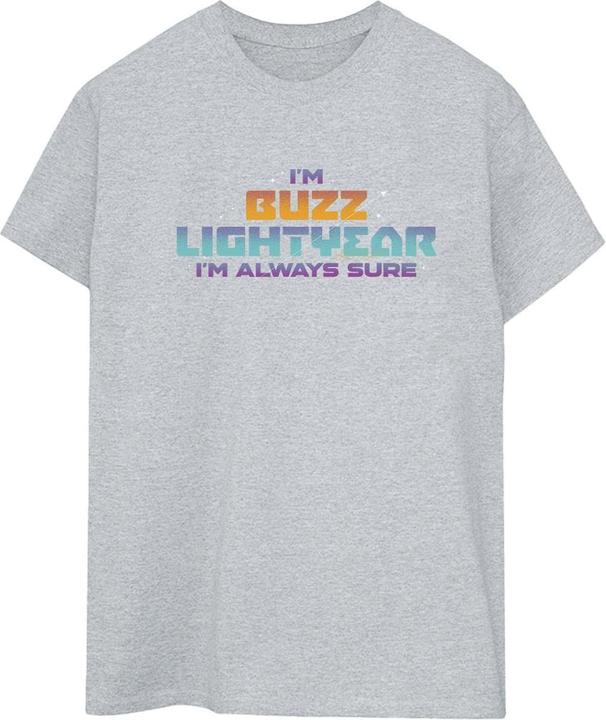 Immagine prodotto Disney Lightyear Always Sure Text Maglietta Ampia Donna (L)