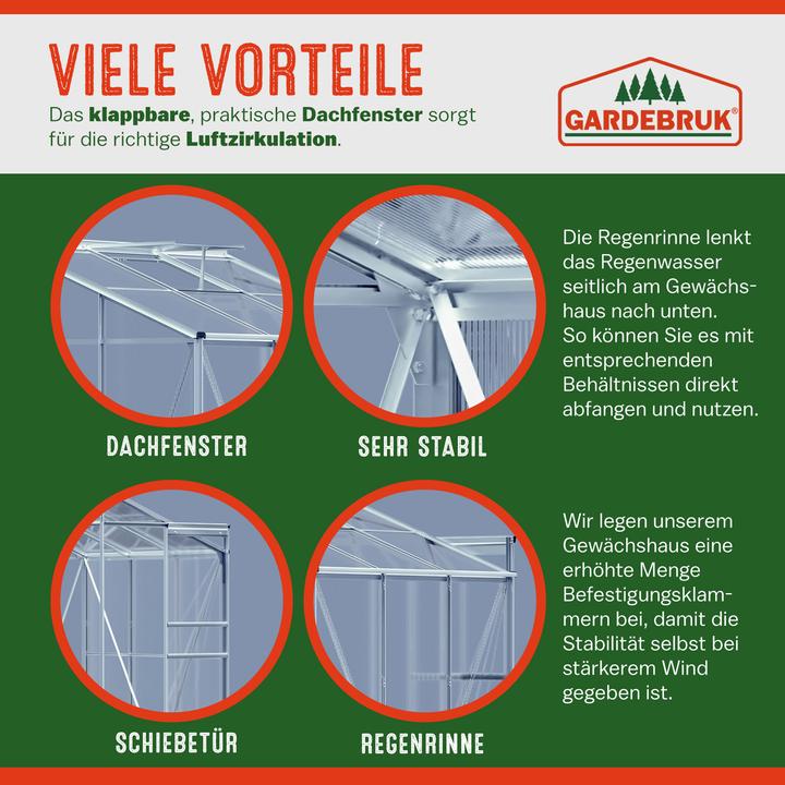 Produktbild Gardebruk Gewächshaus