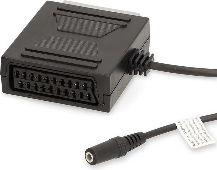 Immagine prodotto Nedis Cavo SCART | SCART maschio | SCART femmina / 3,5 mm femmina | Nichelato | 480p | 0,20 m | Rotondo (0.20 m)