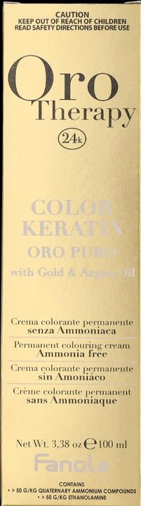 Immagine prodotto Fanola Colore Keratin Oro Puro 7/00 Rubio Intenso 100ml (7,00 Biondo intenso)