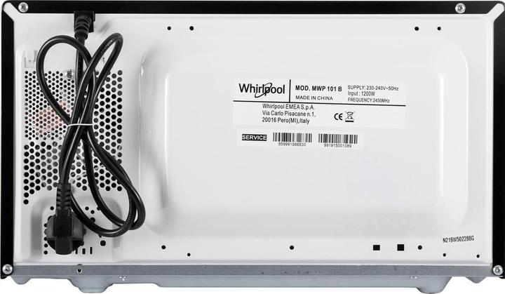 Immagine prodotto Whirlpool MWP 101 B Piano di lavoro Solo Microonde (Spina UE, 20 l)