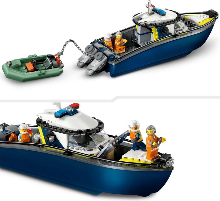 Immagine prodotto LEGO Verfolgungsjagd im Polizeiboot (60456, LEGO City)