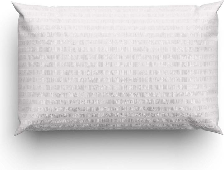 Image du produit Lotus Bettwaren Parure de lit en satin seersucker uni (Taie d'oreiller, 65 x 100 cm)