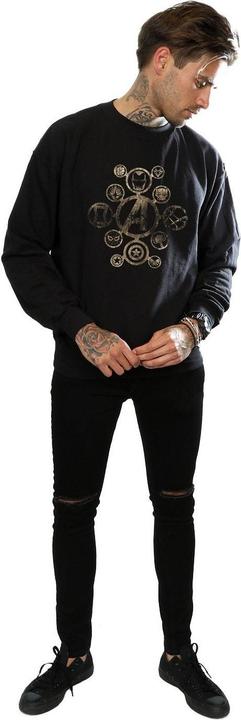 Actual product image Mens Avengers Infinity War Icons Sweatshirt (XXL)