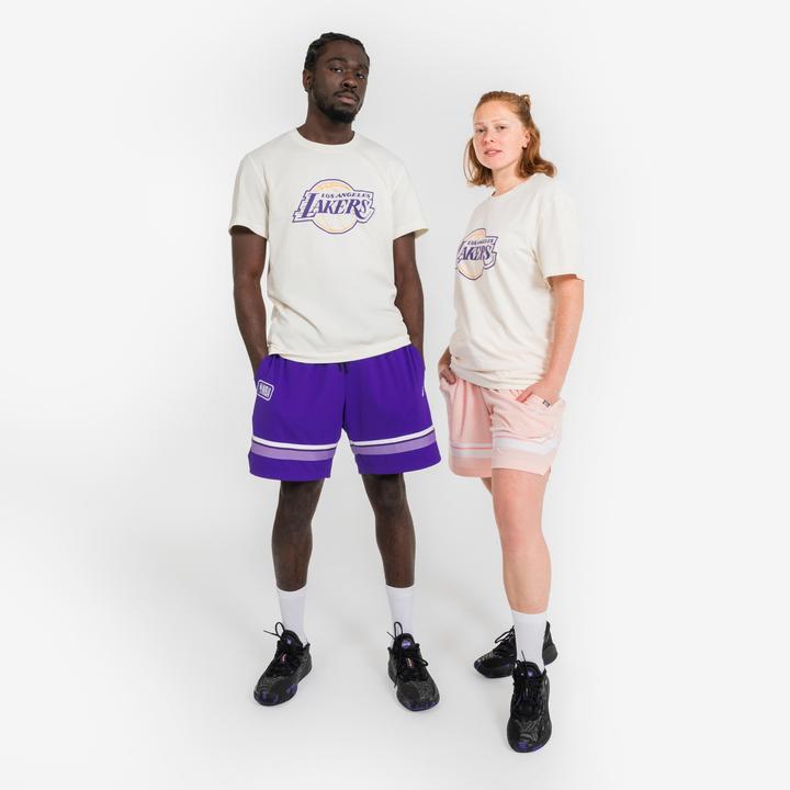 Immagine prodotto Tarmak Damen/Herren Basketball Shorts NBA - SH900 violett (XL)