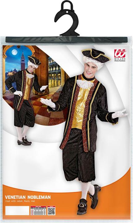Image du produit Widmann Noble vénitien avec casaque à jabot, pantalon, chapeau (S)