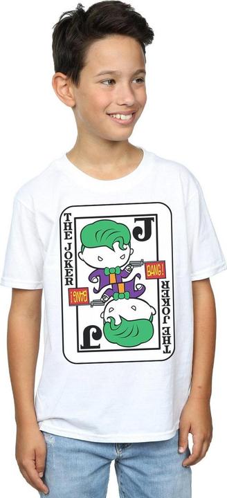 Image du produit - T-shirt CHIBI JOKER PLAYING CARD - Garçon (128)