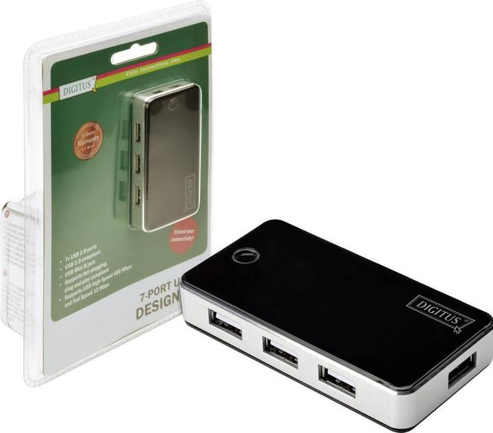 Actual product image Digitus 39788 (USB-A, 7 Ports)