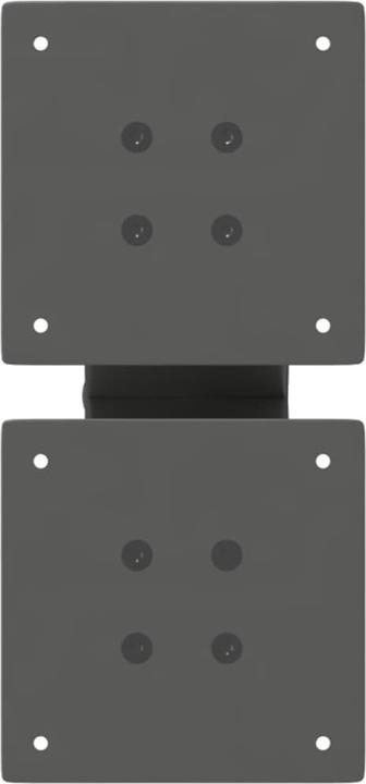 Actual product image VidaXL Coffee table legs X-shape 2 pcs. Anthracite 30x(30-31) cm steel table leg