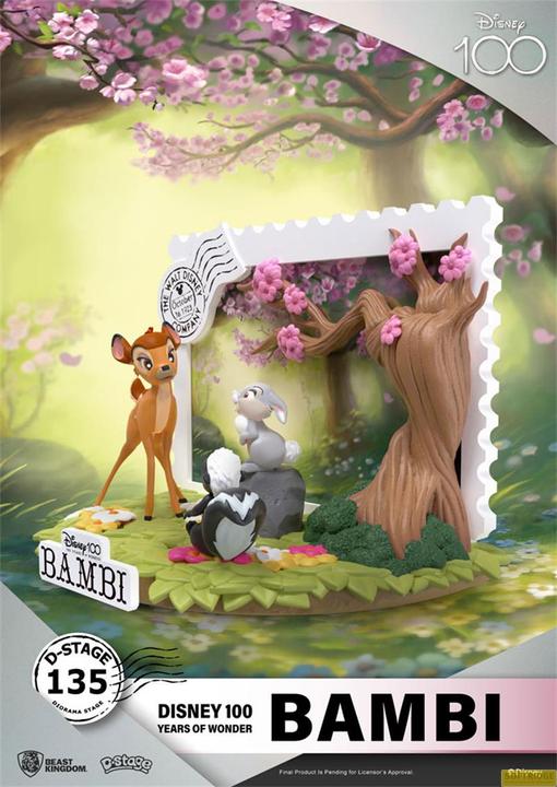 Produktbild Beast Kingdom Disney 100th Anniversary D-Stage PVC Diorama Bambi 12 cm