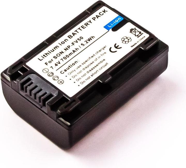 Immagine prodotto AGI Batteria compatibile con Sony HDR-CX130E - Batteria - 650 mAh (Accumulatore di carica elettrica)