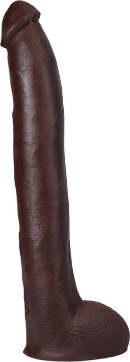 Image du produit Doc Johnson Hollywood Cash - Realistic ULTRASKYN Dildo - 11 / 29 cm - Chocolate
