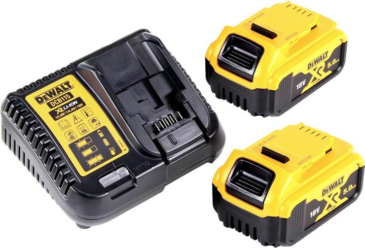 Productafbeelding DeWalt DCF 899 P2 Accu Slagmoersleutel 18V 950Nm Borstelloze Kogelvergrendeling + 2x Accu 5.0Ah + Lader (Oplaadbare batterij)