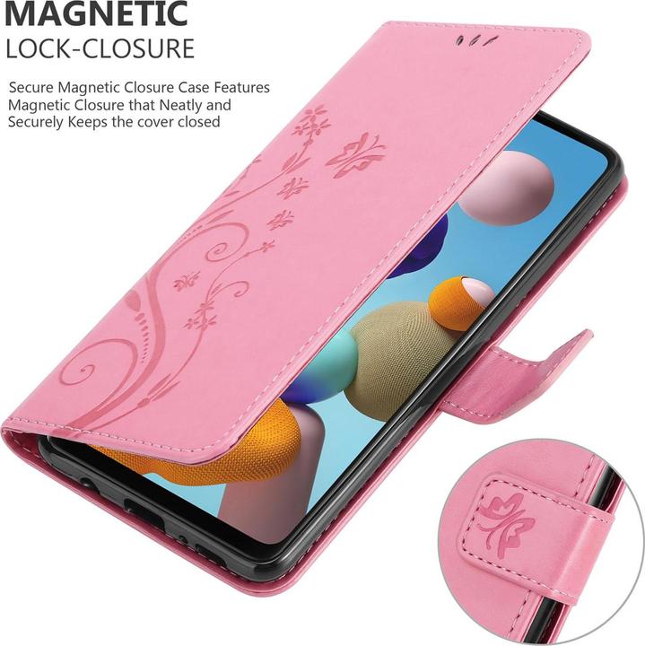 Image du produit Cadorabo Couverture du livre de fleurs (Samsung Galaxy A21s)