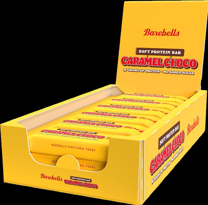 Actual product image Barebells Soft Protein Bar (Caramel Choco, 12 pcs., 660 g)
