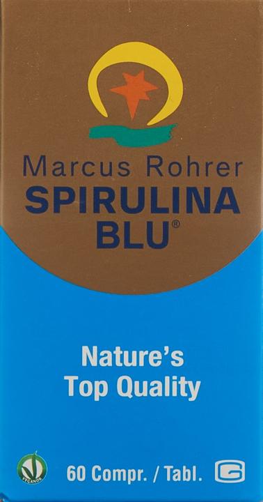 Actual product image Marcus Rohrer Spirulina BLU Tabl Glasfl 60 pcs (60 Piece, Pills, 168 g)