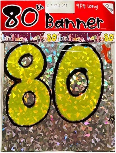 Image du produit Generic Banderole HAPPY BIRTHDAY
