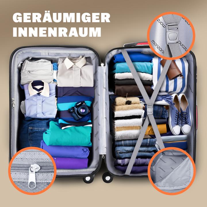 Image du produit Monzana Valise rigide (120 l, L (90 - 115l))