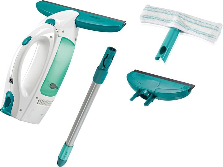 Leifheit Set Fenstersauger Dry & Clean mit Stiel, Einwascher, schmaler Saugdüse
