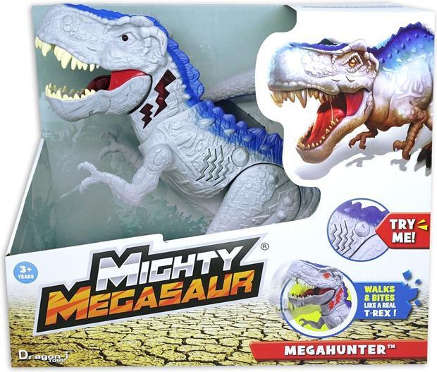 Actual product image Adventure Force Mighty Megasaur 30 cm Mega Hunter T-Rex. Grey