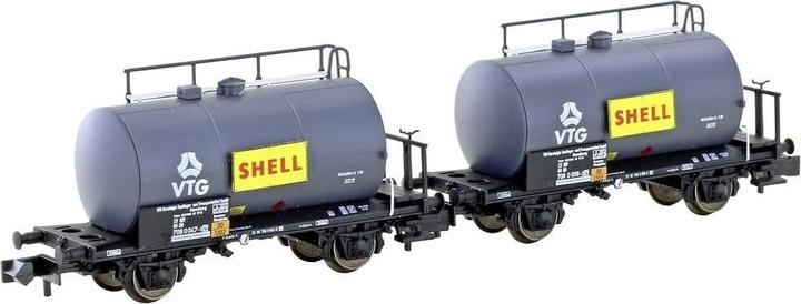Produktbild Hobbytrain 2 Leichtbau-Kesselwagen DB/VTG/Shell, Ep.IV (Spur IV)