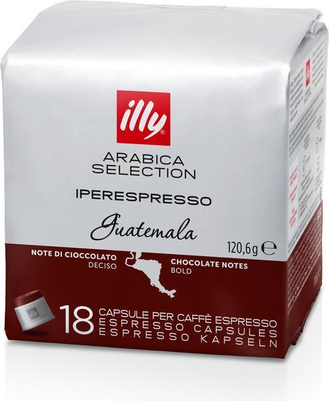 Actual product image Illy 9995 Arabica sel Guatemala (18 x Port.)