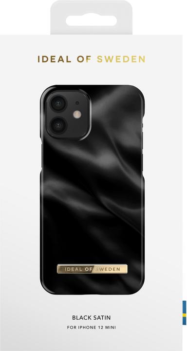 Produktbild iDeal Of Sweden Designer Hard-Cover Black Satin (Apple iPhone 12 mini)