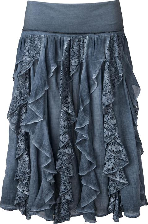 Image du produit Joe Browns Frilled Denim Look Midi Skirt (42)