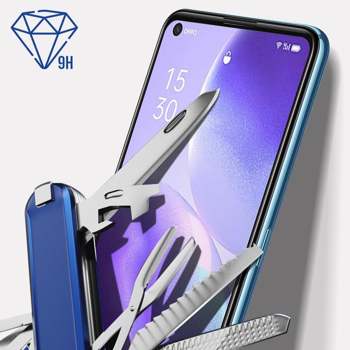 Actual product image 3MK Hardglass Max Lite screen protector (1 Piece, Oppo Reno 5 F, Oppo Reno 5 Pro 5G)