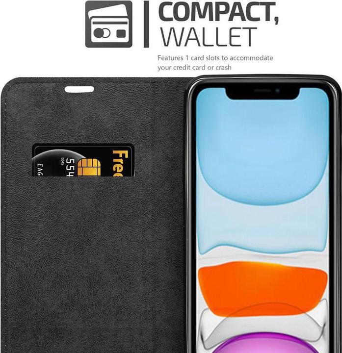 Actual product image Cadorabo Book Invisible Magnet Cover (Apple iPhone 12 mini)