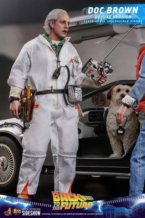 Image du produit Hot Toys Retour vers le futur "Doc Brown - Version Deluxe" Figurine 1/6