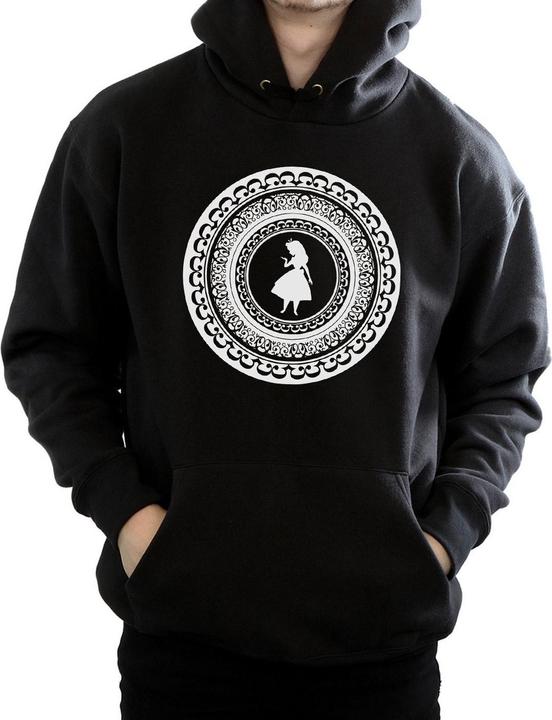 Actual product image Disney Mens Alice In Wonderland Circle Hoodie (XXL)