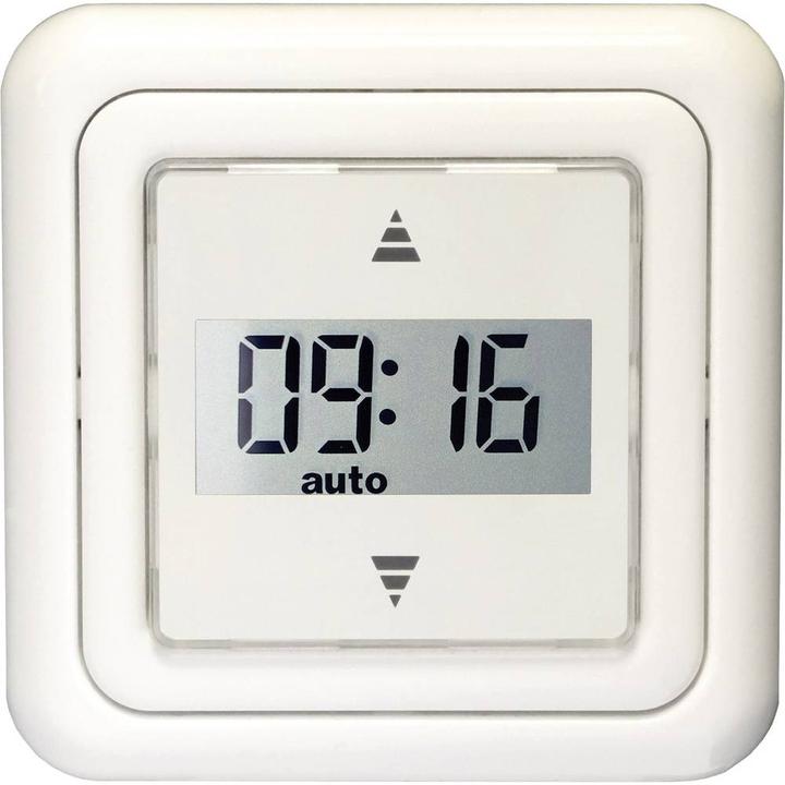 Image du produit Kaiser Nienhaus Horloge programmable pour volets roulants Tastor Mercato Programme journalier et fonction aléatoire