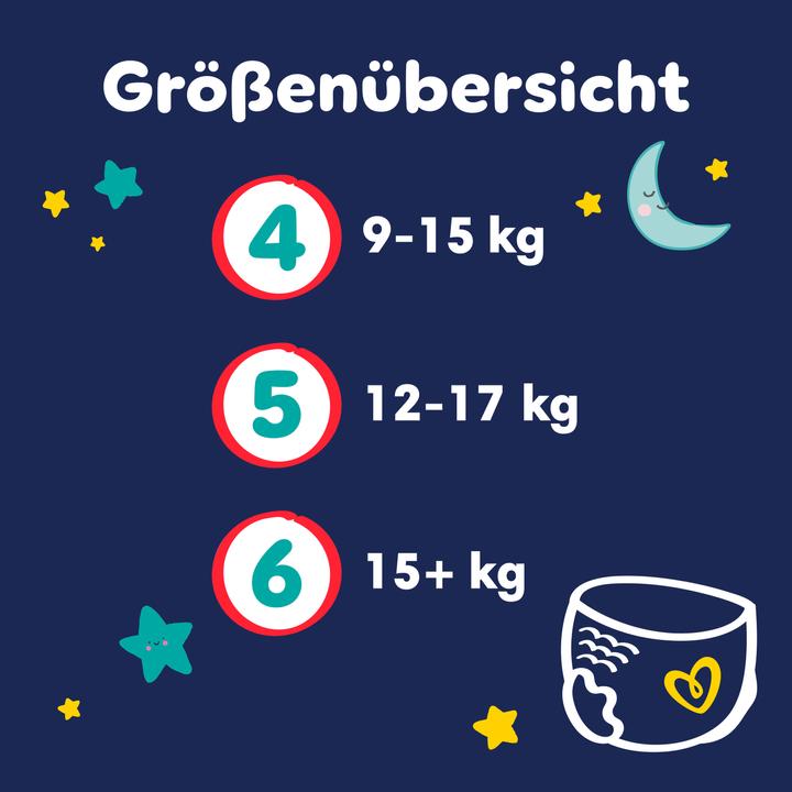 Produktbild Pampers Baby-Dry Night Pants (Gr. 4, Tragepack, 40 Stück)