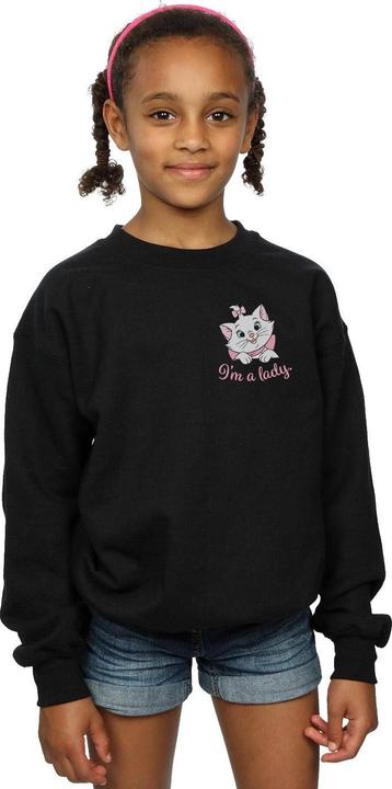 Immagine prodotto Disney Aristocats Marie I'm A Lady Breast Print Felpa Ragazze (152, 158)