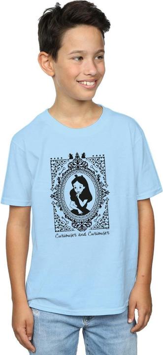 Immagine prodotto Disney Maglietta con cornice Alice in Wonderland per ragazzi (152, 158)