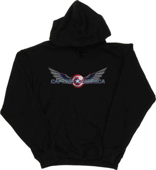 Immagine prodotto Falcon And The Winter Soldier Captain America Logo Felpa con Cappuccio Donna (M)
