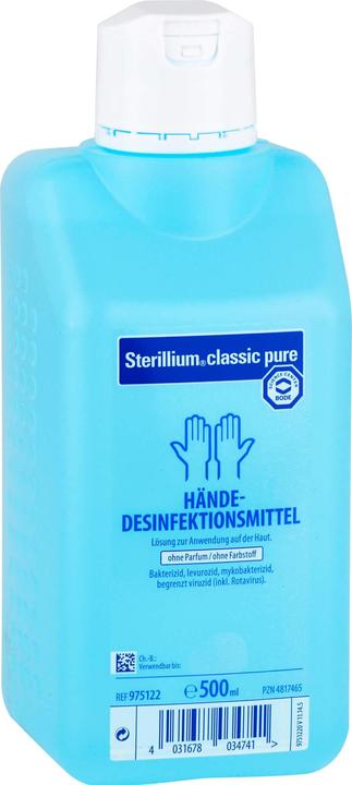Produktbild Hartmann Sterillium classic pure Hände-Desinfektionsmittel, 500 ml Lösung (500 ml)