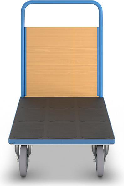 Actual product image eurokraft pro Platform truck with wooden panels (500 kg)