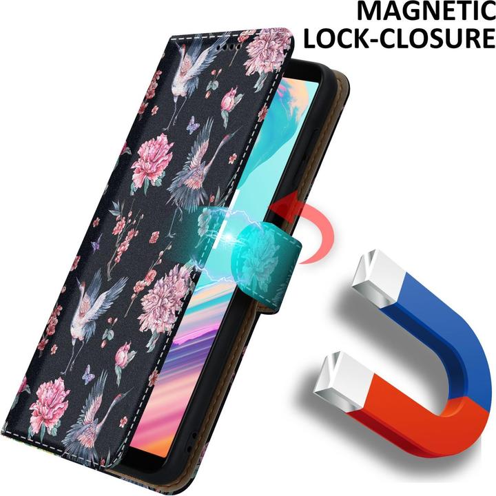 Actual product image Cadorabo Book Cover with Print for OnePlus 5T (OnePlus 5T)