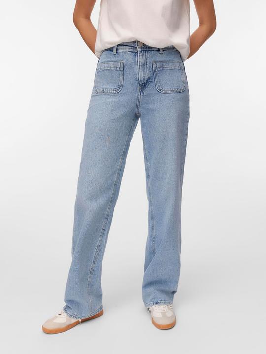 Produktbild Vero Moda VMTESSA Hohe Taille Weiter Beinschnitt Jeans Weit geschnitten (W30/L34)
