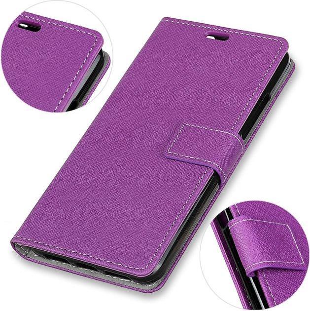 Actual product image MU Classic Leather cover with cross pattern (OnePlus 5T)