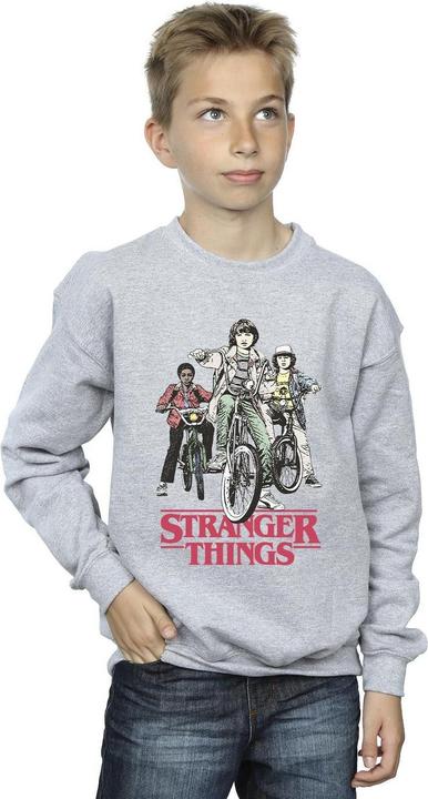 Actual product image Netflix Boys Stranger Things Retro Bikers Sweatshirt (152, 158)