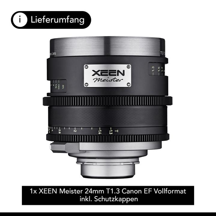 Produktbild Samyang XEEN Meister 24mm T1.3 (Canon EF, Canon EF-S, PL, Canon EF-M, Sony E, Vollformat, APS-C / DX)