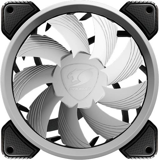Actual product image Cougar Gaming VORTEX RGB SPB 120 Cooling Fan Computer Case Cooler 12 cm Black