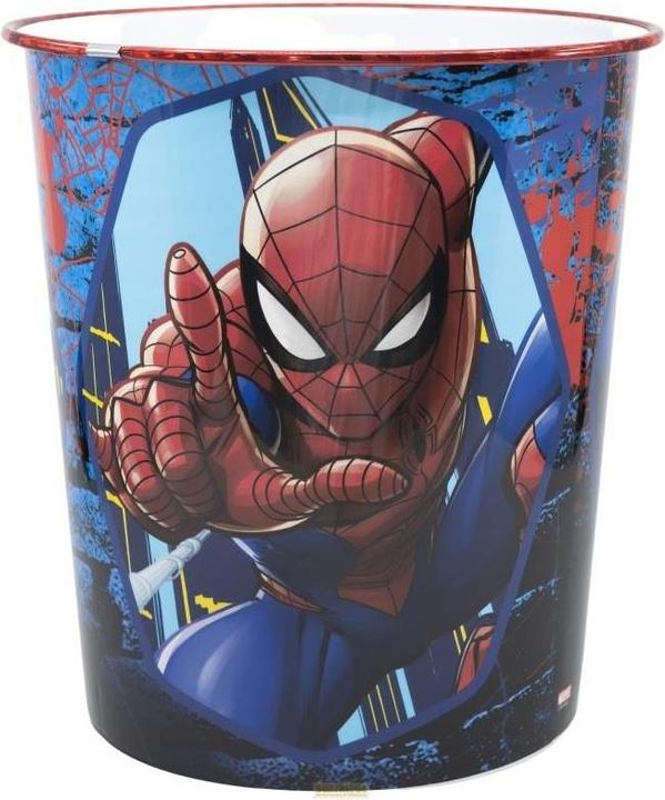 Produktbild Tinisu Spiderman Tisch-MÃ¼lleimer Marvel Papierkorb - 10 Liter (10 l)