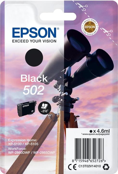 Image du produit Epson 502 (CF)