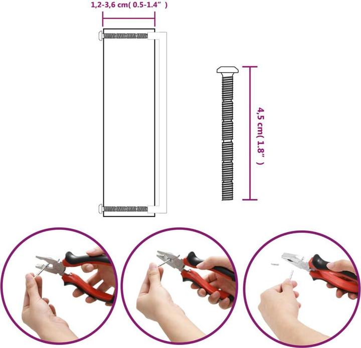 Immagine prodotto VidaXL Maniglie per mobili 10 pezzi argento 320 mm acciaio inox, colore