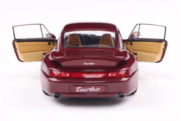 Actual product image Solido 1:18 Porsche 911 (993) Turbo 1997 silver